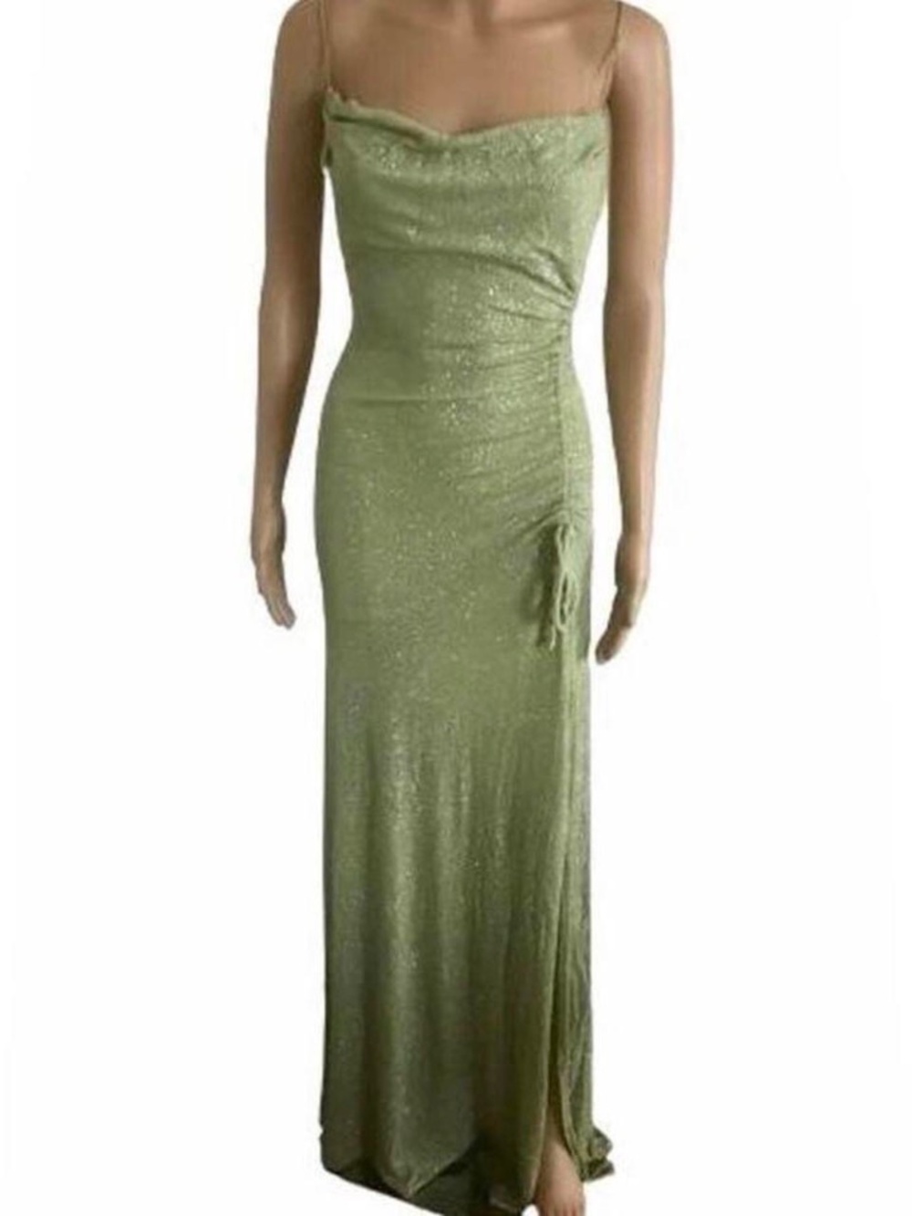 🌹Vintage🌹Green Glitter Y2K Dress Size M